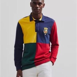 Chaps Ralph Lauren Vintage Colorblock Polo Shirt
